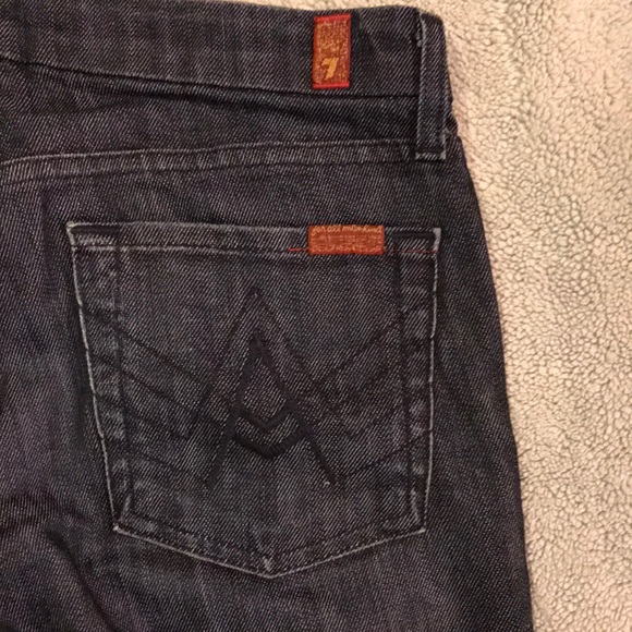 7 For All Mankind “A” Pocket Flare Jeans - Picture 3 of 4